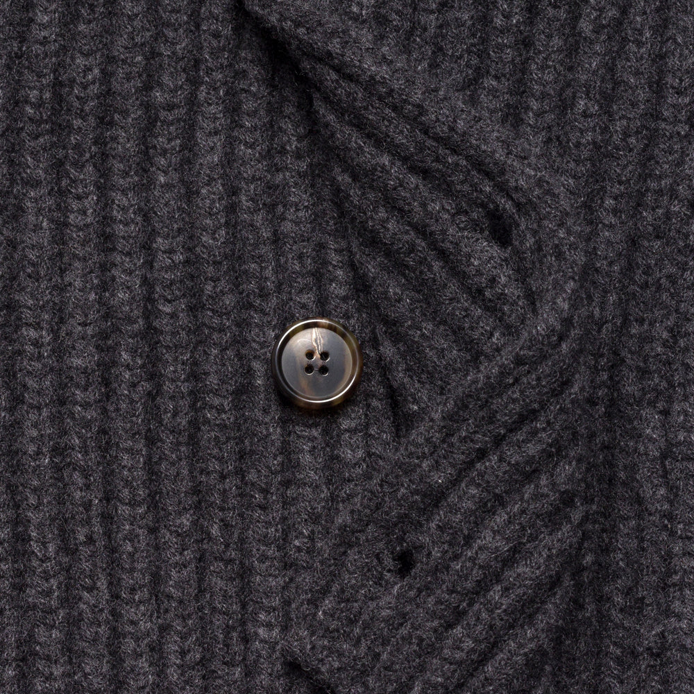 
                  
                    Cashmere Wool Chunky Shawl Collar Cardigan Charcoal Grey
                  
                