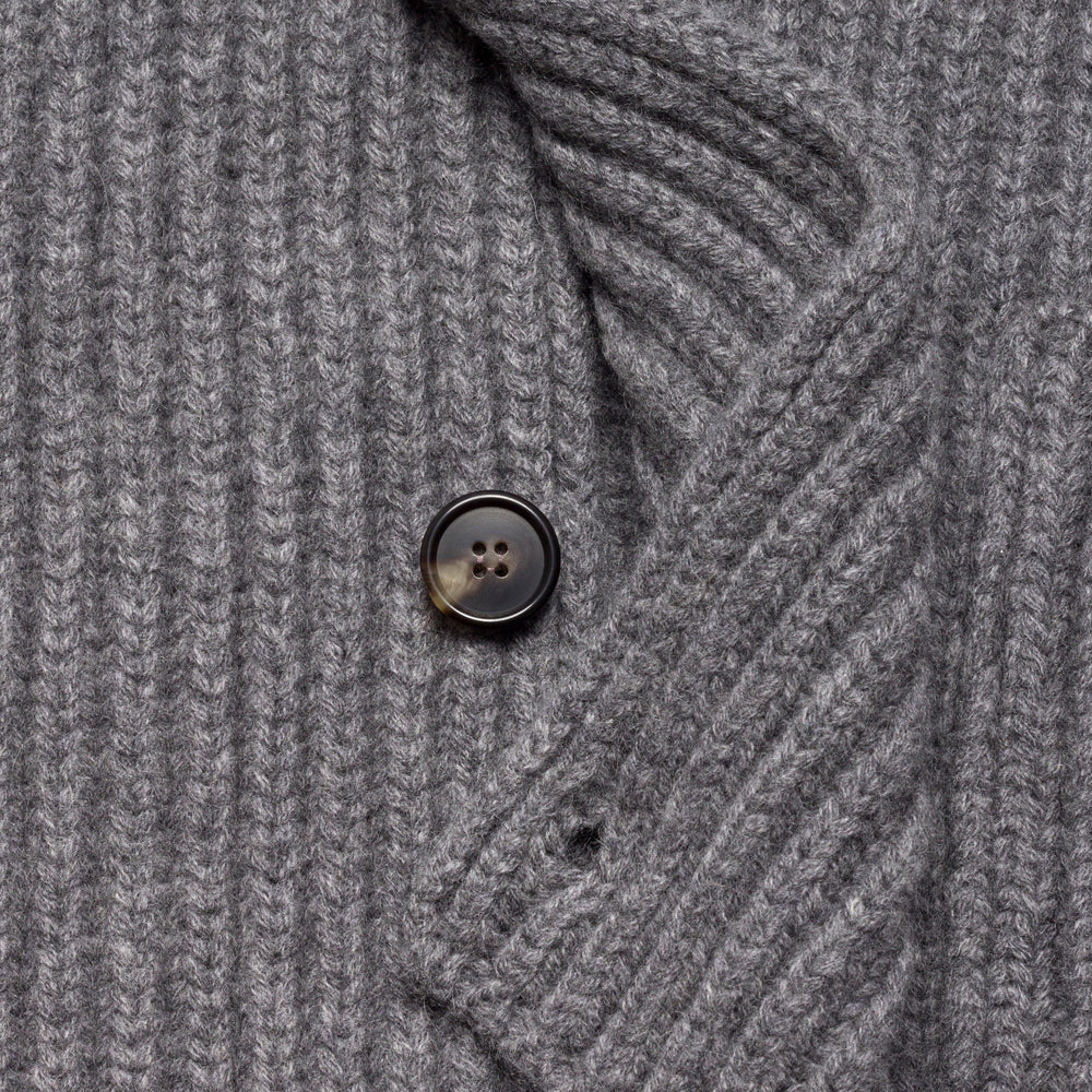 
                  
                    Cashmere Wool Chunky Shawl Collar Cardigan Grey
                  
                