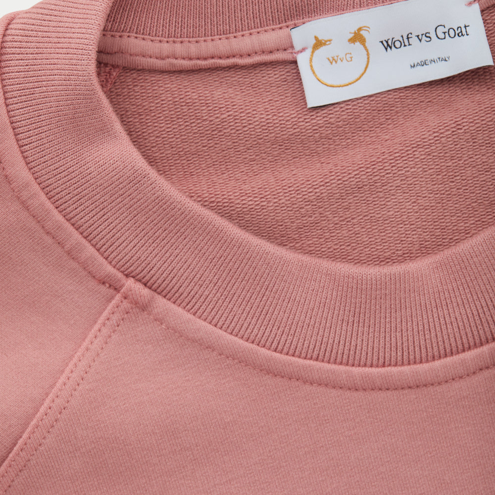 
                  
                    Cotton Modal Relaxed Raglan Sweatshirt Faded Rose
                  
                