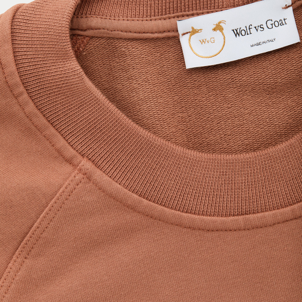 
                  
                    Cotton Modal Relaxed Raglan Sweatshirt Ginger Bread
                  
                