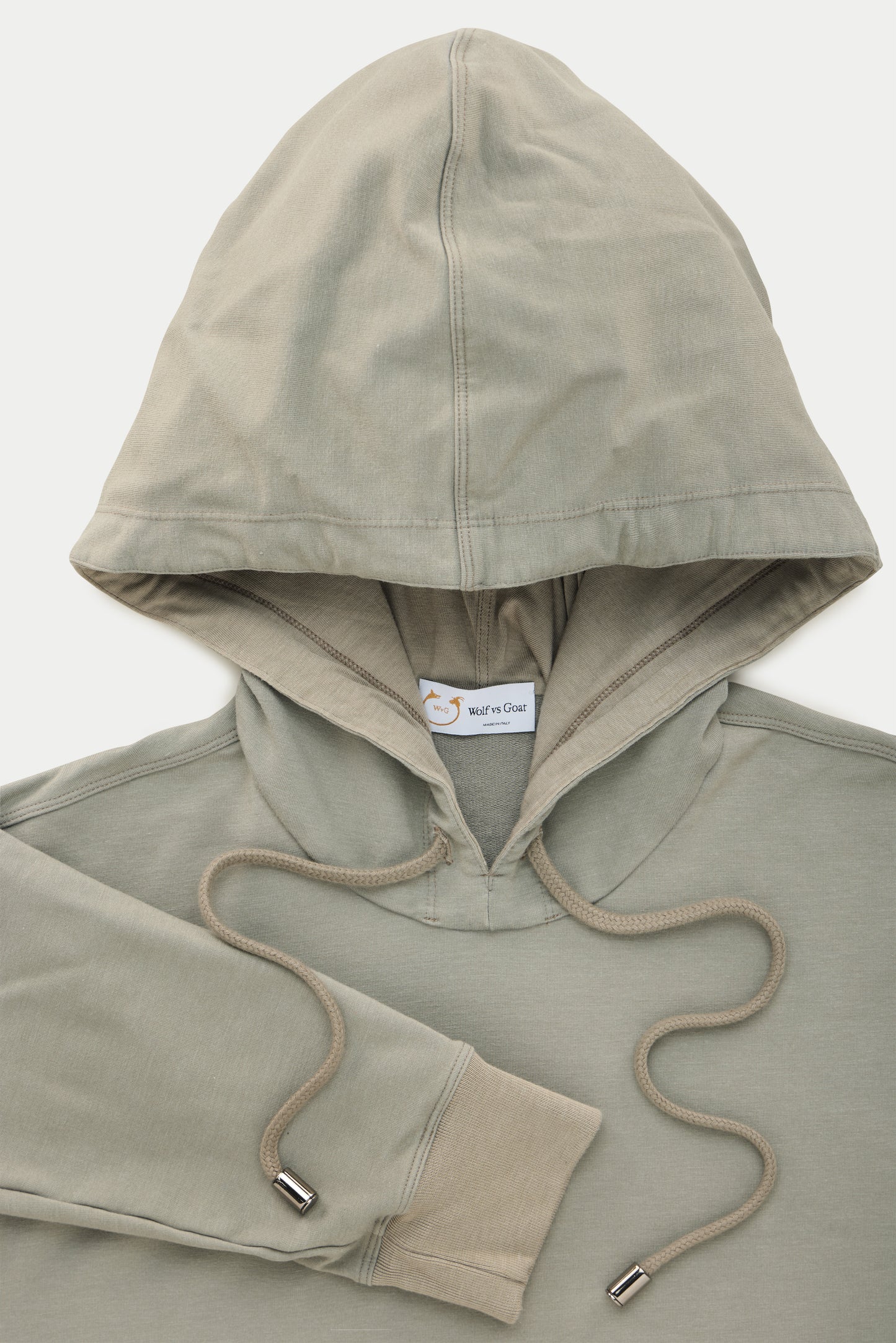 Bamboo Sorona Relaxed Pullover with Hood Dolphin