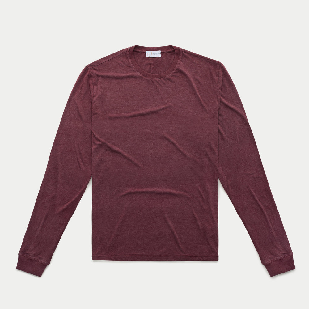 
                  
                    Bamboo Sorona Long Sleeve Crew Neck T-Shirt Tawny Port
                  
                