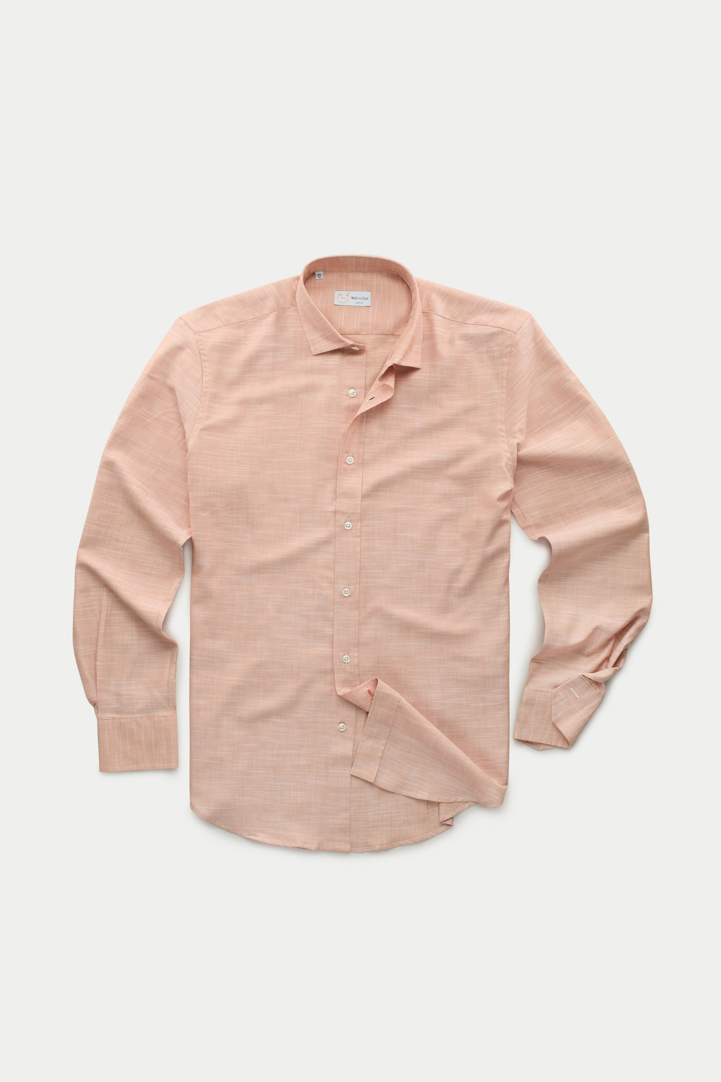 Slim Long Sleeve Cotton Shirt Portofino