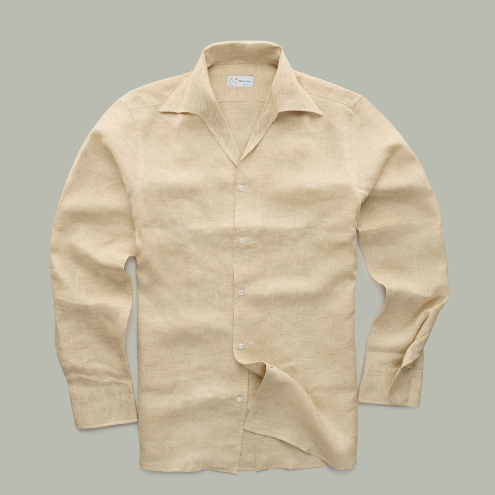 
                  
                    Capri Long Sleeve Linen Shirt Khaki
                  
                