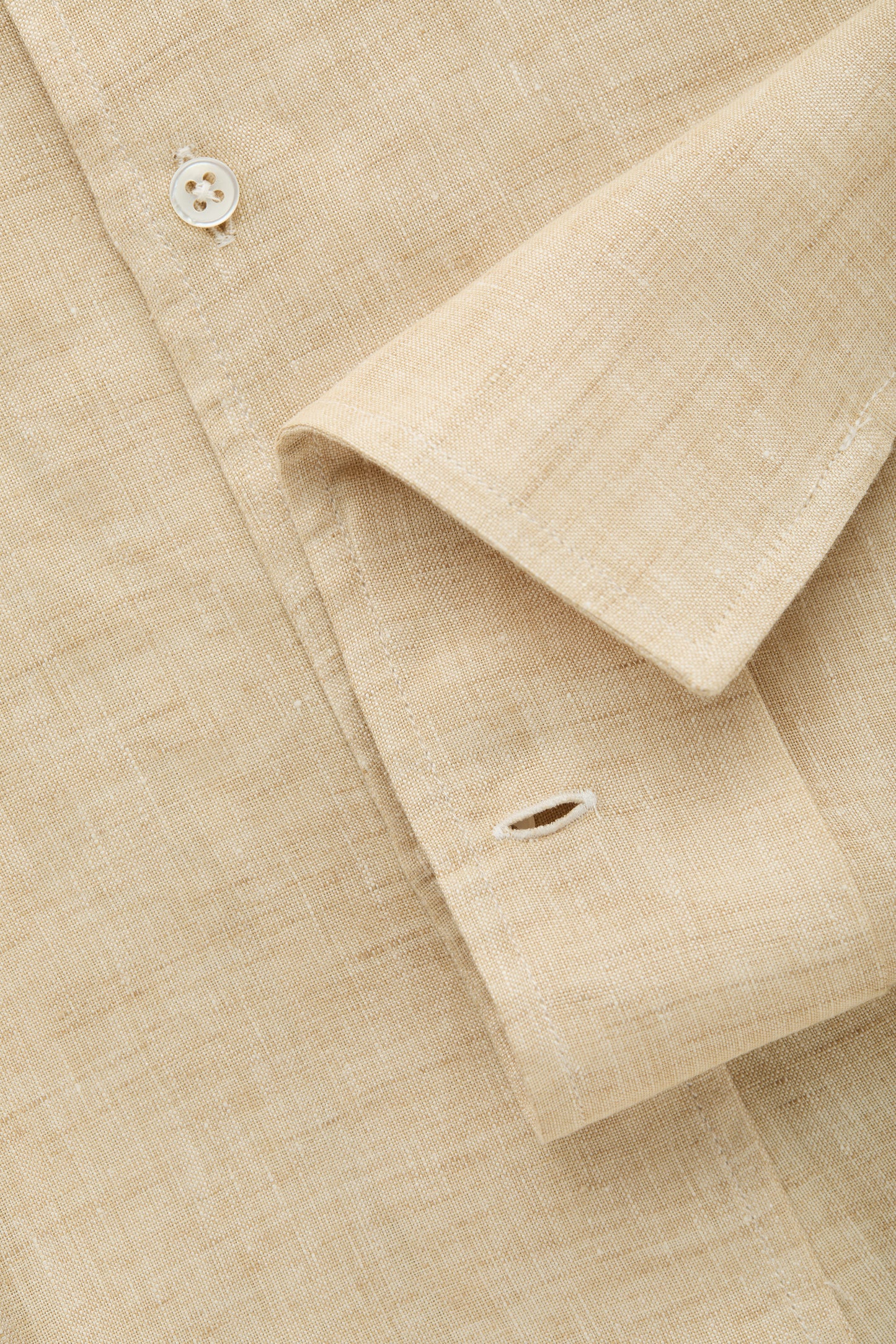 Capri Long Sleeve Linen Shirt Khaki