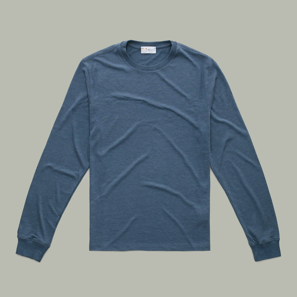 
                  
                    Heavyweight Long Sleeve Bamboo Sorona Jersey Crewneck Navy
                  
                