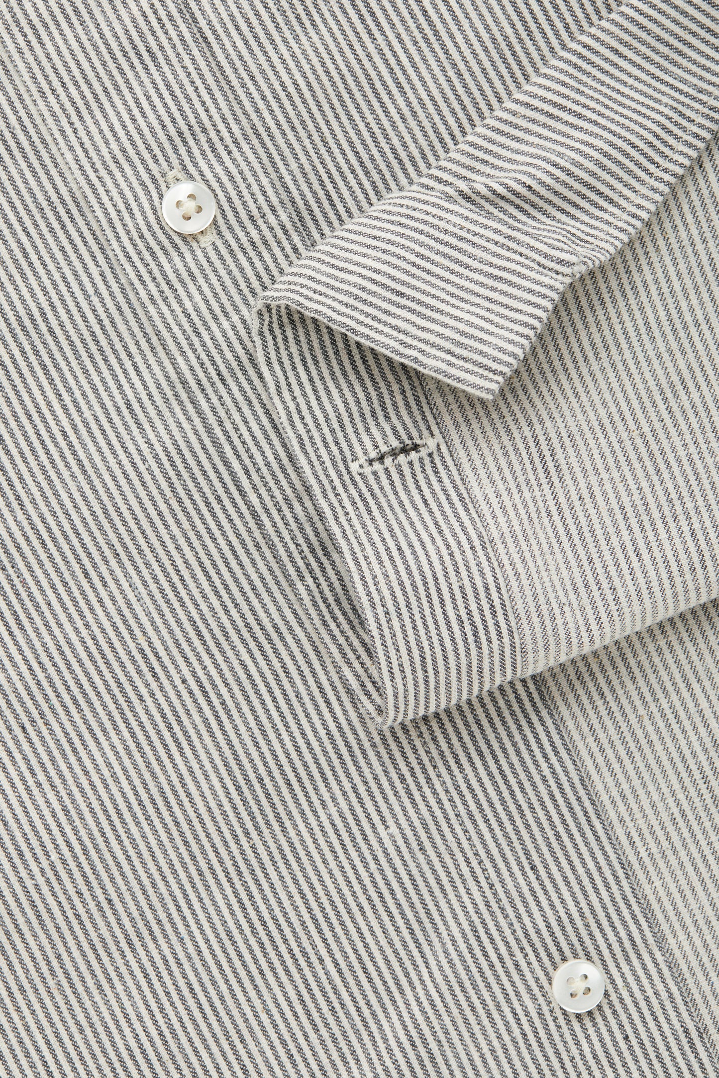 Hickory Striped Cotton Button Up Shirt Regular Fit – Wolf vs Goat