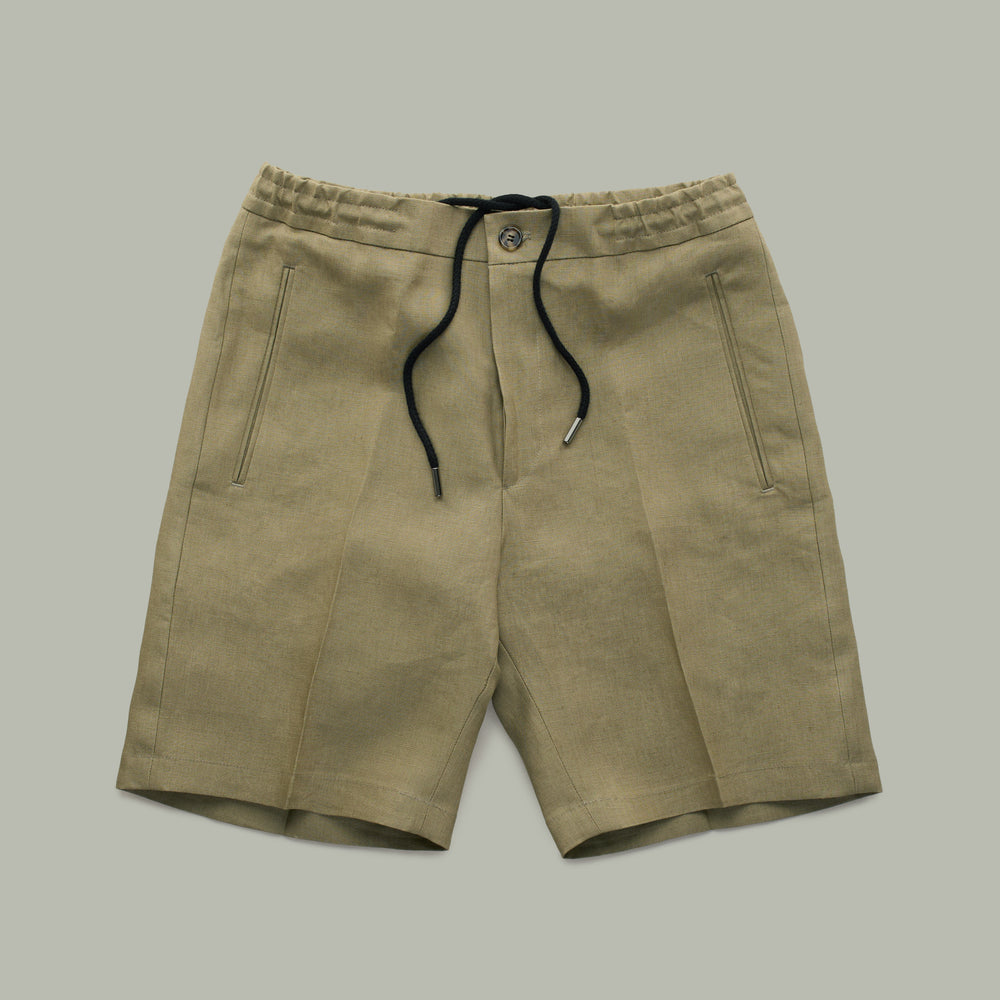 Linen Easy Shorts Sage