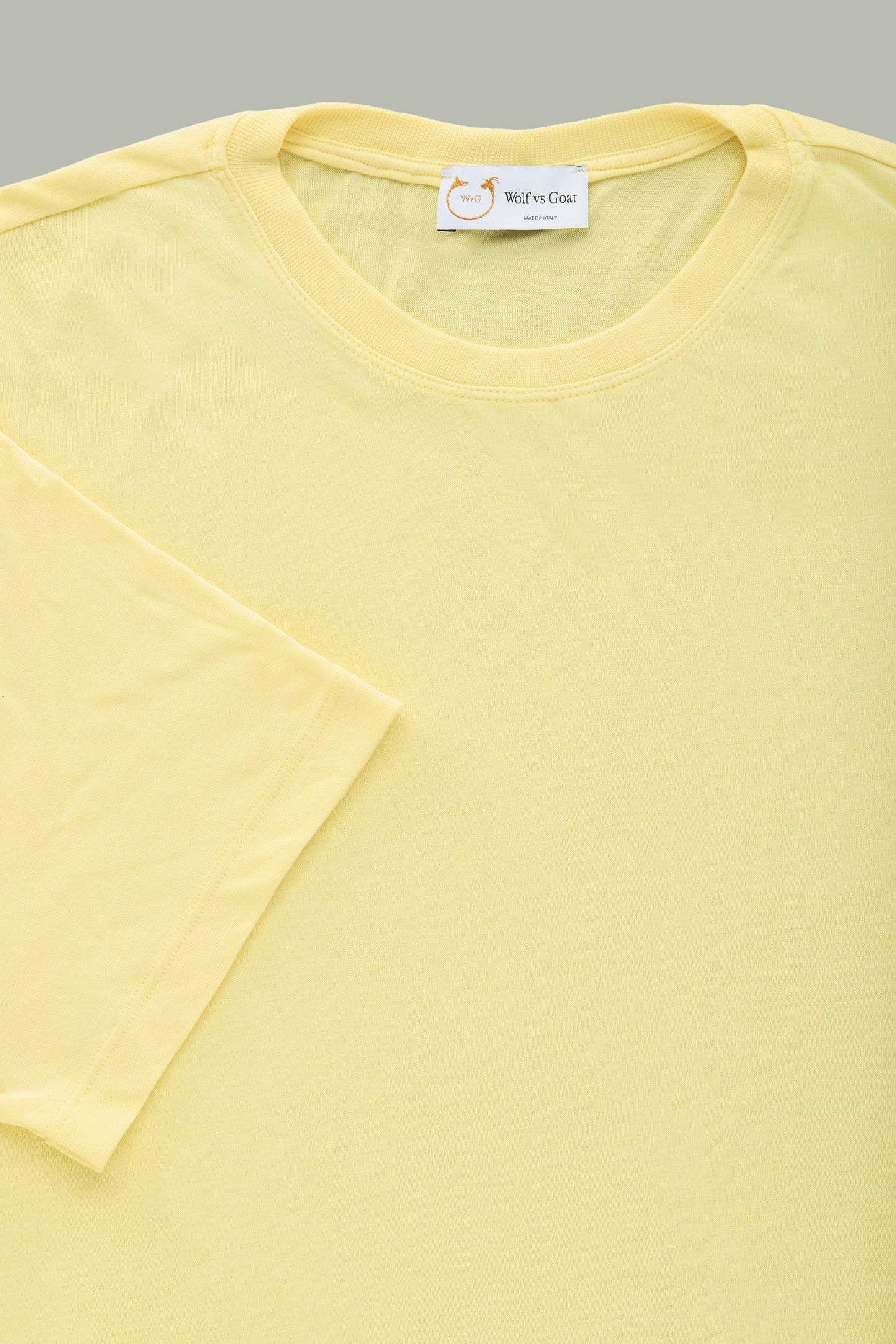 Bamboo Sorona Crew Neck Pastel Yellow