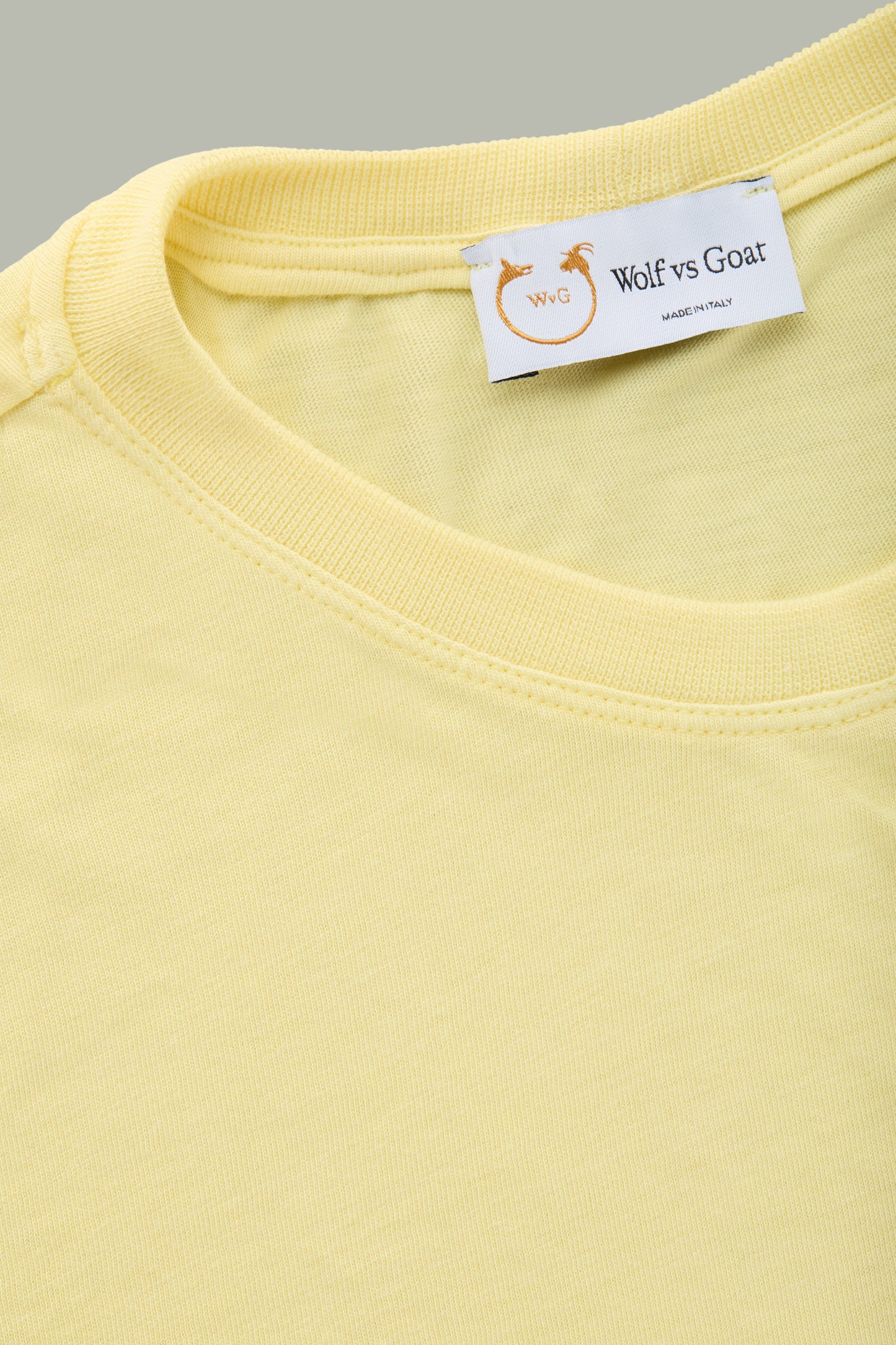 Bamboo Sorona Crew Neck Pastel Yellow