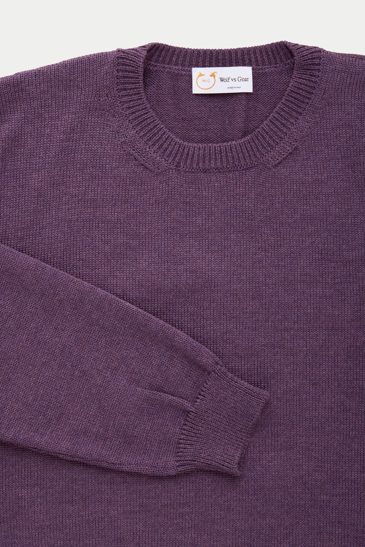 Long Sleeve Wool Knitted Crewneck 4 Color Options