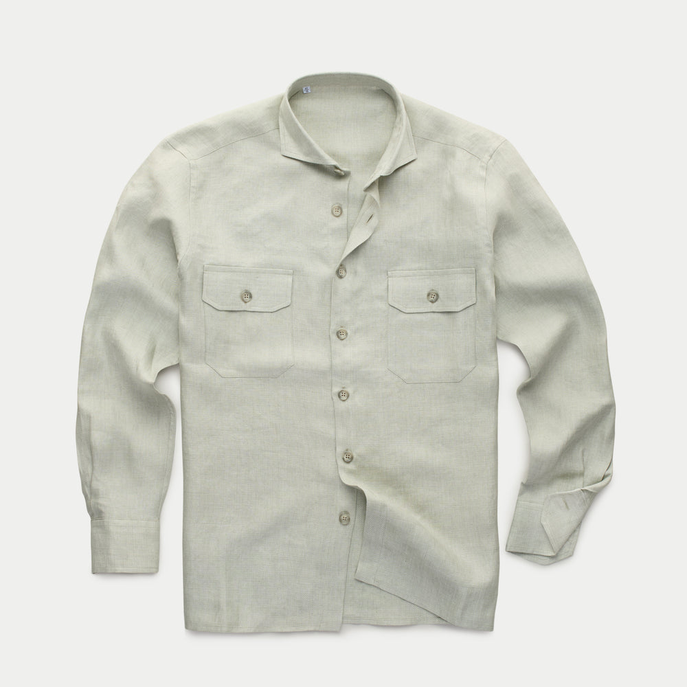 
                  
                    Linen Shirt Jacket Natural
                  
                