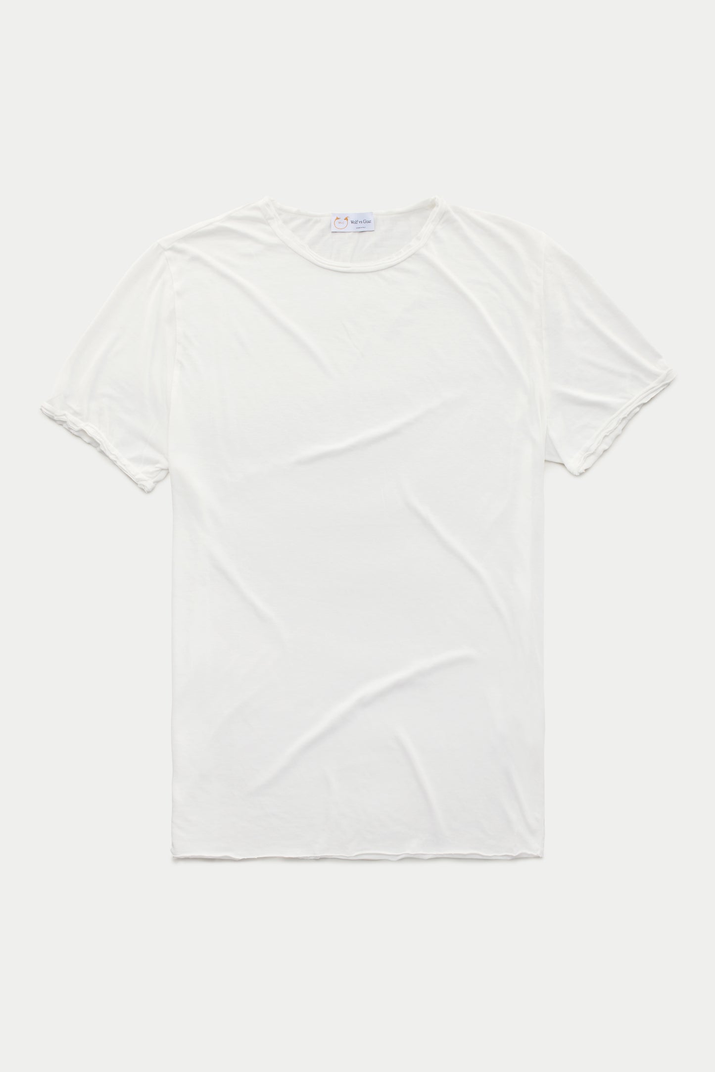 Bamboo Sorona Short Sleeve Roll Neck T-Shirt Cloud Dancer