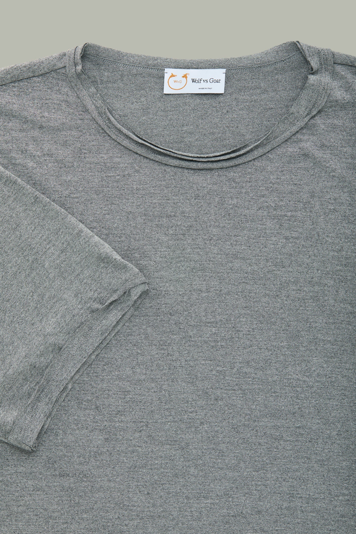 Bamboo Sorona Short Sleeve Roll Neck Gray