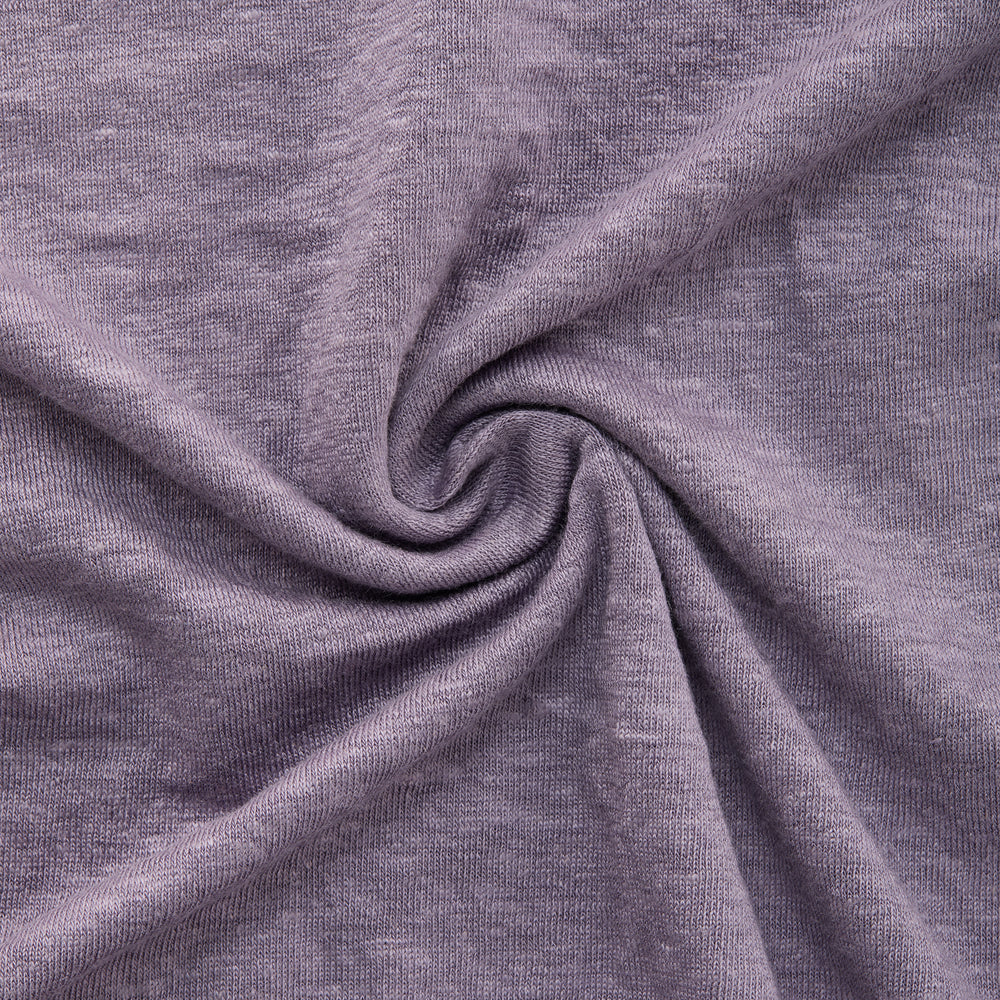 
                  
                    Short Sleeve Linen Roll Neck Tee Shirt Purple Sage
                  
                