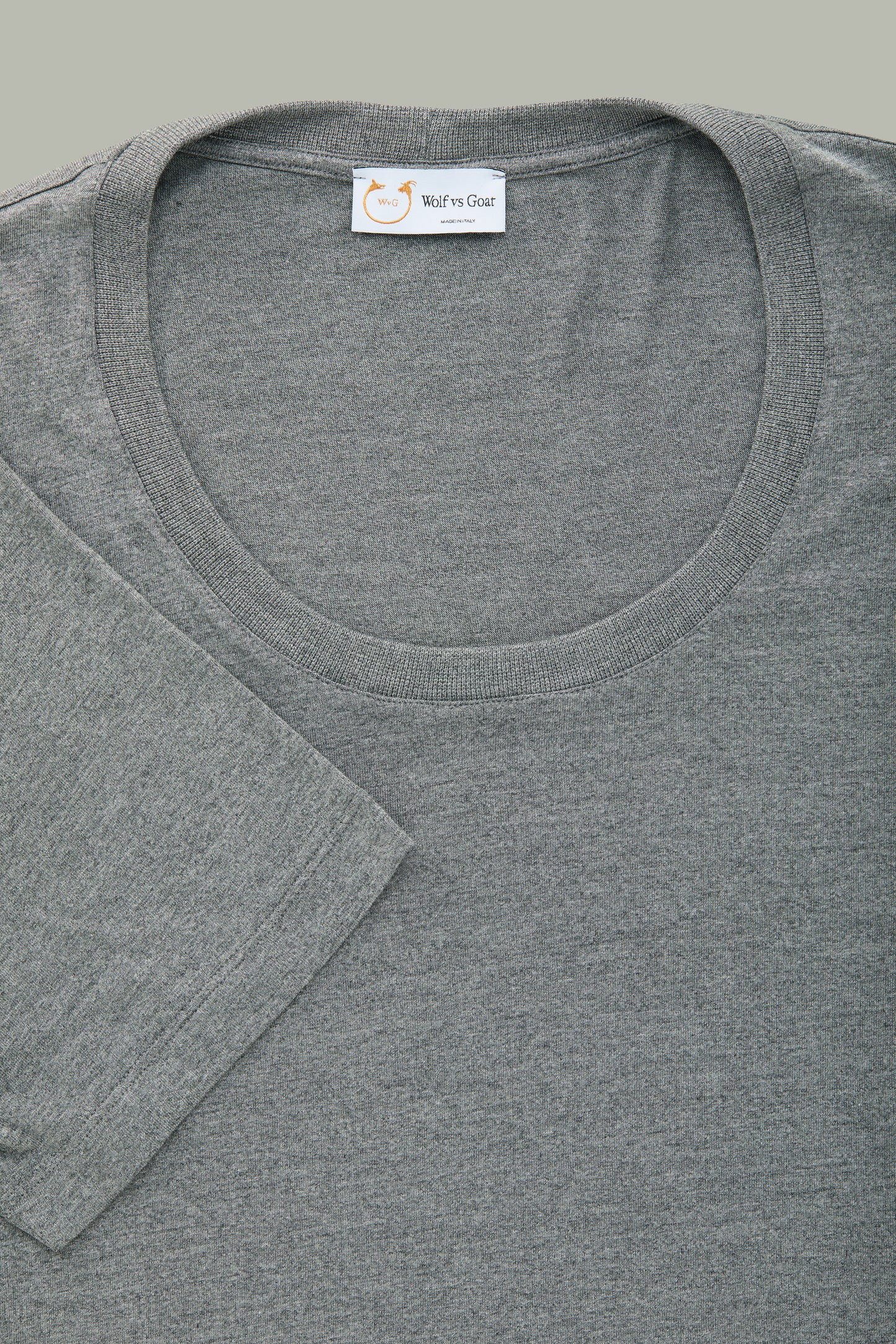 Shaggy Scoop Neck  Gray