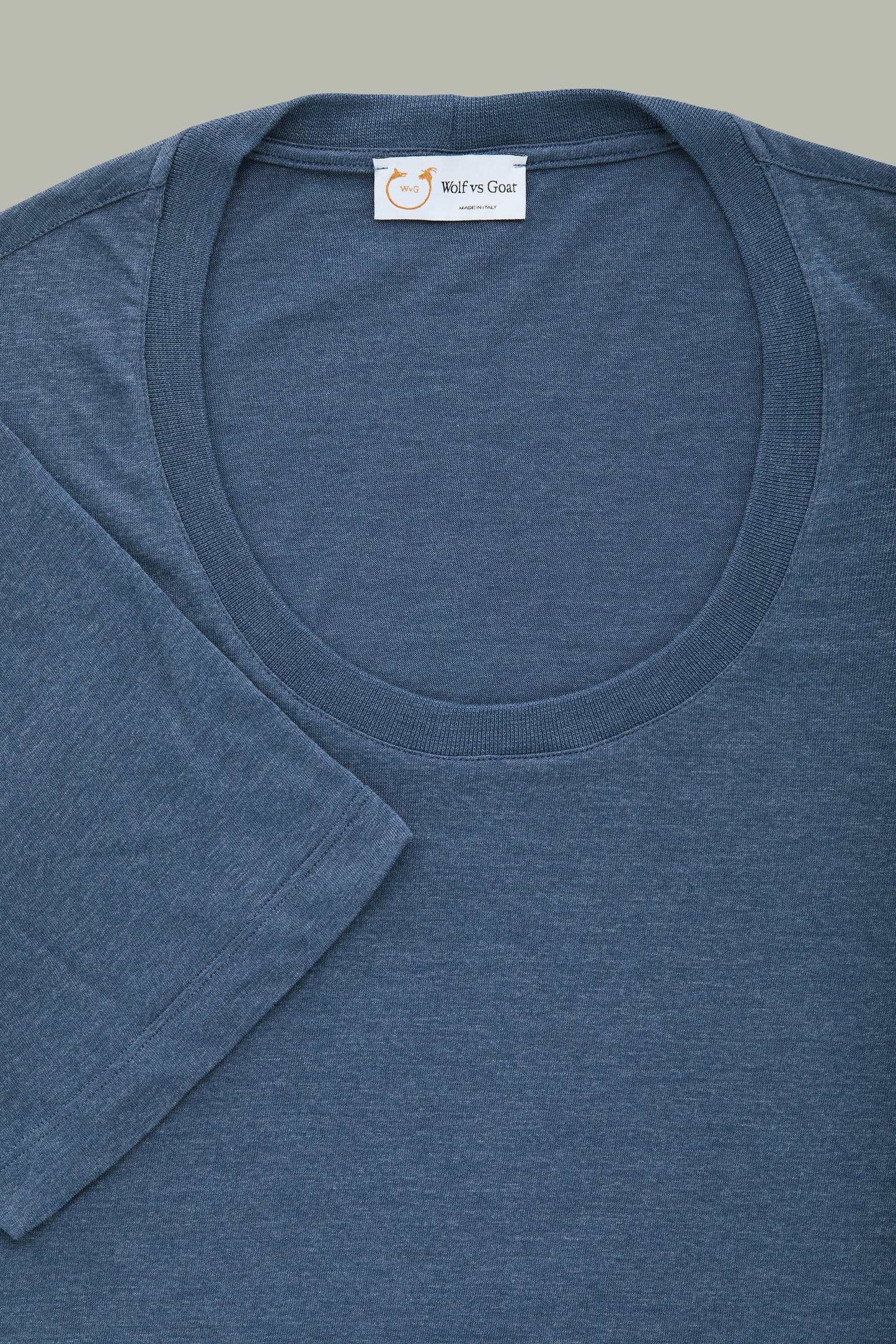 Shaggy Scoop Neck  Navy