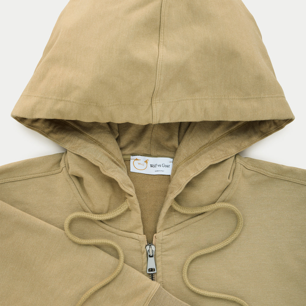 
                  
                    Bamboo Sorona Relaxed Zip Up Hoodie Kelp
                  
                